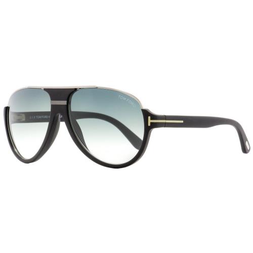 Tom Ford FT0334 02W Dmitry 02W Sunglasses Matte Black/ Ruthenium