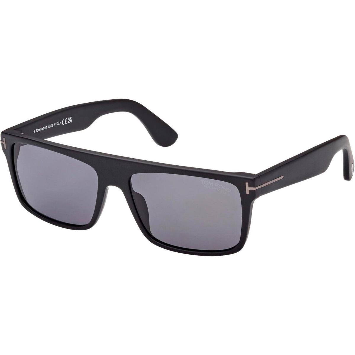 Tom Ford Philippe FT 0999-N 02D Matte Black Smoke Sunglasses 58mm