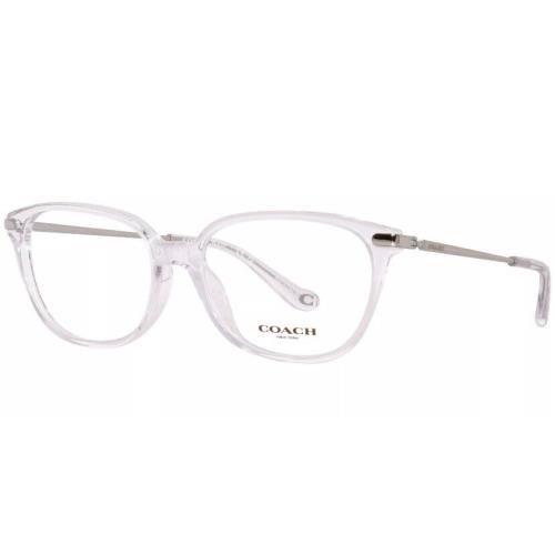 Coach HC6185 5111 Eyeglasses Women`s Crystal Full Rim Square Shape 54-16-140