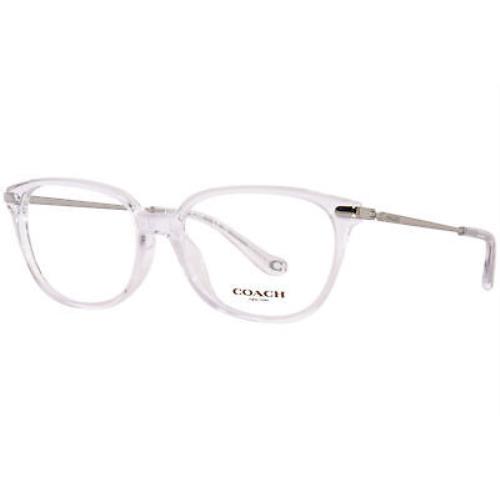Coach HC6185 5111 Eyeglasses Women`s Crystal Full Rim Square Shape 54mm