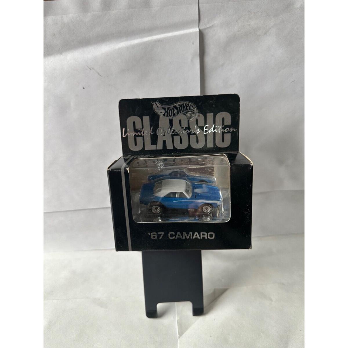 Hot Wheels Classic Limited Collectors Edition Hills 67 Camaro Blue/white Top P81