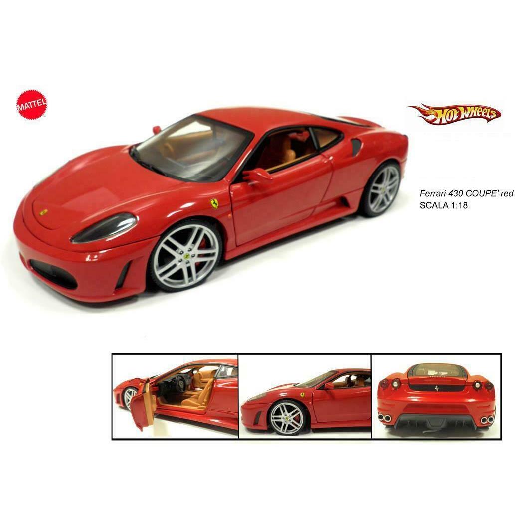 Hotwheels Ferrari F430 Coupe Rouge Red 1:18 G7160 Back in Stock Very Rare