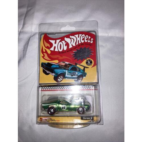 Hot Wheels Redline Green Metallic Rodger Dodger 2 of 6 Die Cast Car Series 5