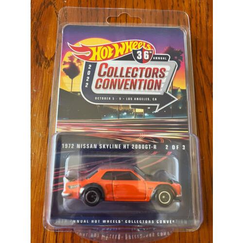 Hot Wheels 2022 Convention - 1972 Nissan Skyline HT 2000GT-R - 1197 of 6200