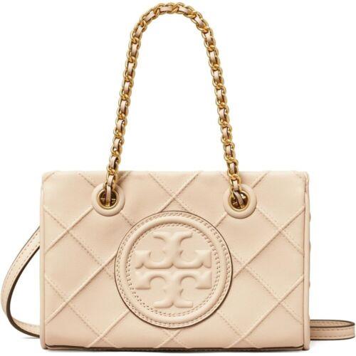 Tory Burch Hb Women Tote Bag Fleming Soft Mini Chain Cream OS