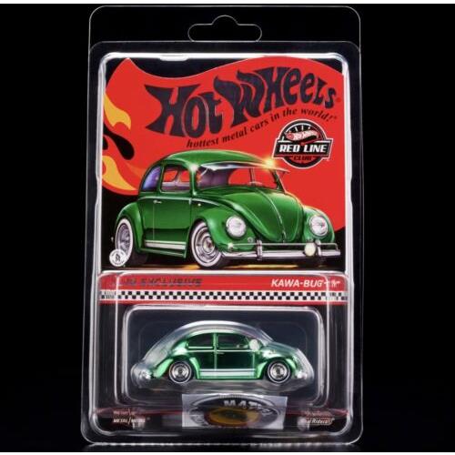 Hotwheels 2024 Rlc Membership Car Green Kawa-bug-a W/patch Medallion Presale