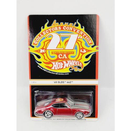 Hot Wheels 27TH Convention `68 Olds 442 930 Nice CK420