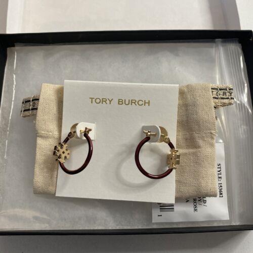 Tory Burch Small Eleanor Pav Hoop Earring