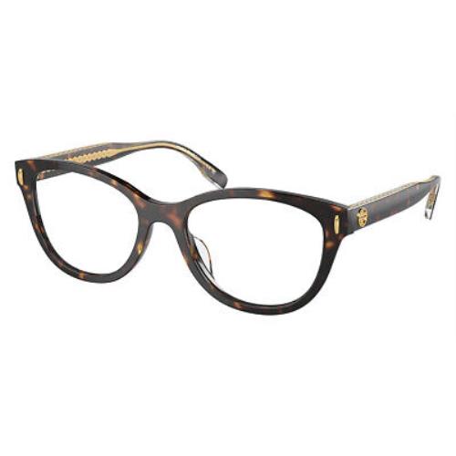 Tory Burch TY2137U Eyeglasses Women Dark Tortoise 53mm