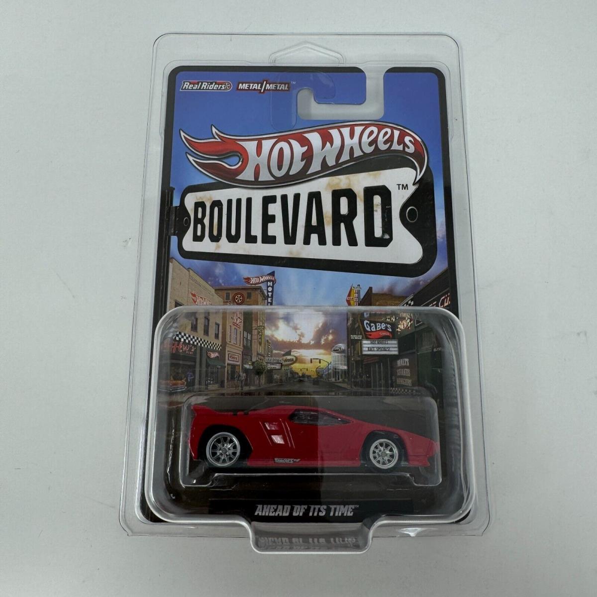 Hot Wheels 2012 Boulevard Vector W8 Twinturbo Ahead Of Its Time w/ Protector