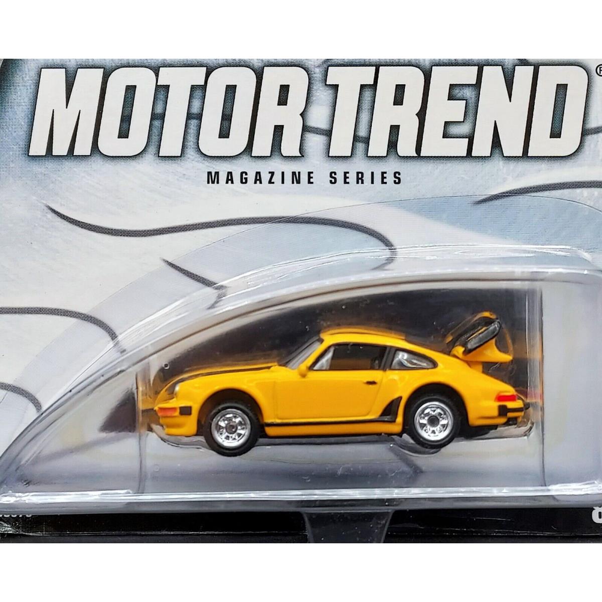 Hot Wheels Porsche 930 Turbo Motor Trend Magazine Collectible Car 1/4 W/rrs Yell