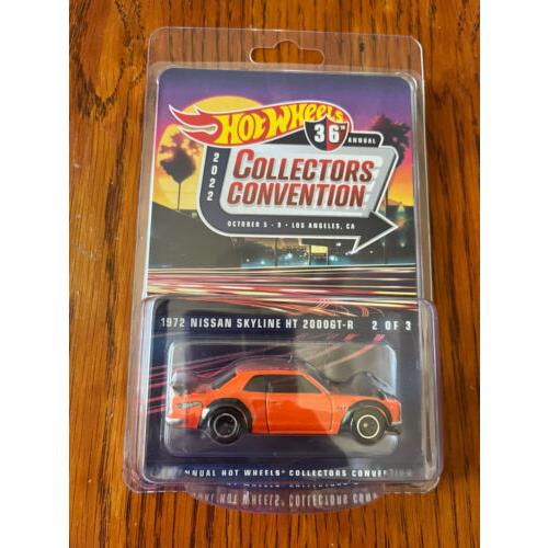 Hot Wheels 2022 Convention - 1972 Nissan Skyline HT 2000GT-R - 1196 of 6200