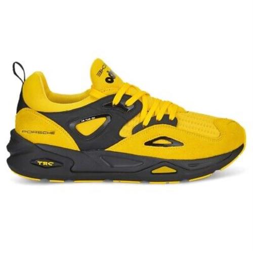 Puma Pl Trc Blaze Lace Up Mens Yellow Sneakers Casual Shoes 30738601 - Yellow
