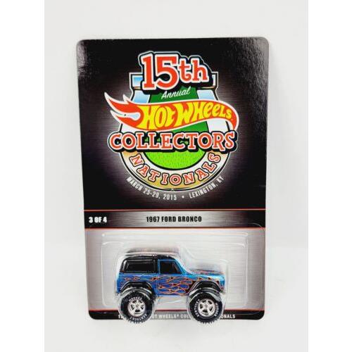 Hot Wheels 15TH Nationals 1967 Ford Bronco 293 Nice CK417