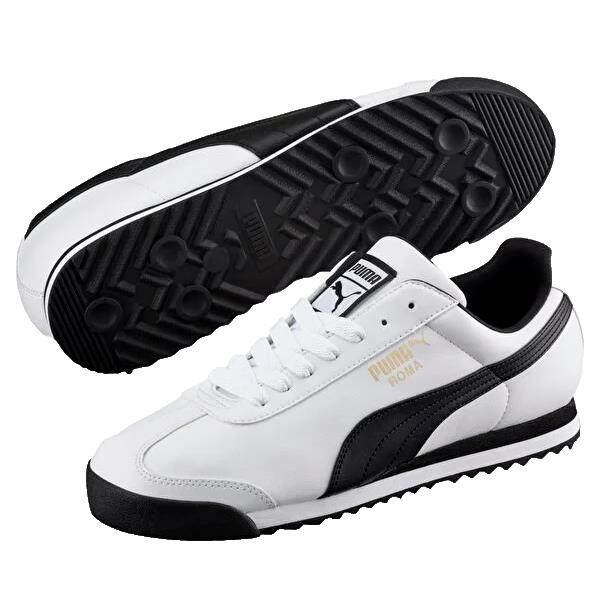 Puma Mens White Shoe Roma Basic+ 353572 04