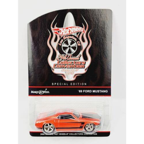 Hot Wheels 24TH Convention `69 Ford Mustang 1890 Nice CK444