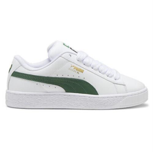 Puma Suede Xl Leather Lace Up Mens White Sneakers Casual Shoes 39725504