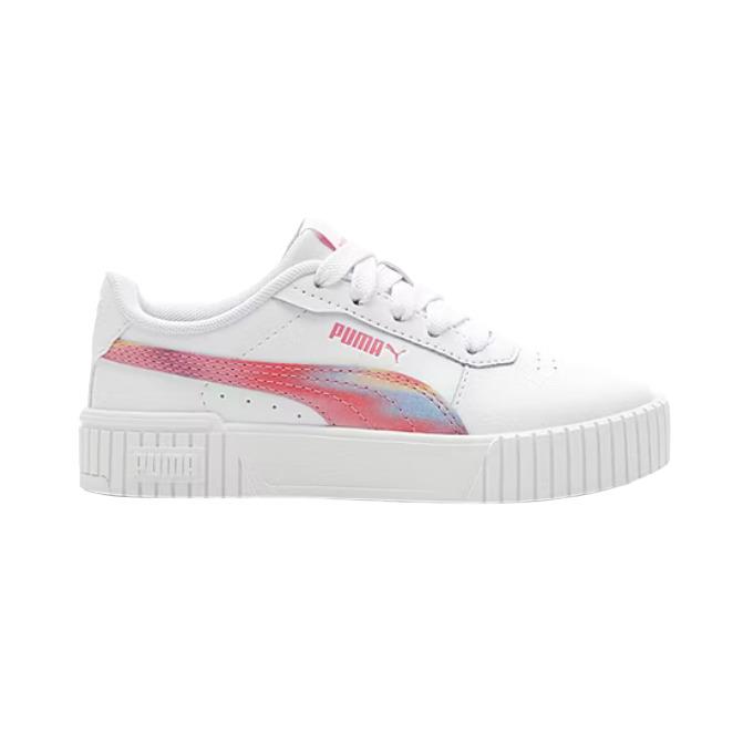 Puma Girls White Shoe Carina 2.0 Groovin JR 393976 01J