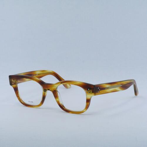 Celine CL50035I 053 Striped Honey Havana 49mm Eyeglasses