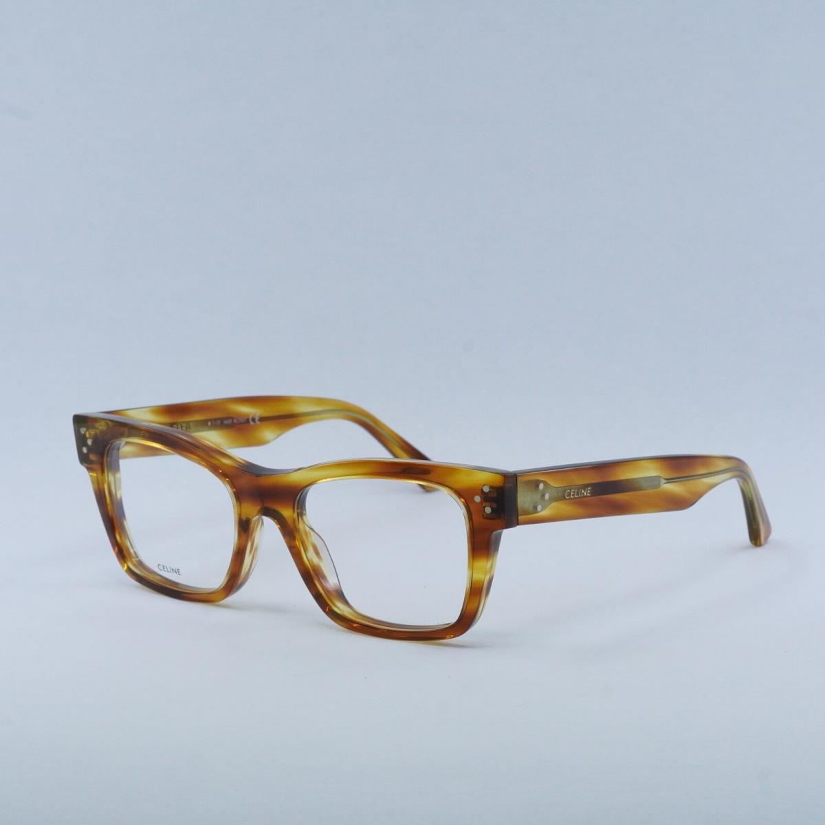 Celine CL50039I 056 Striped Honey Havana 50mm Eyeglasses