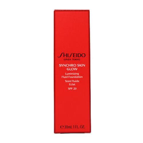 Shiseido Synchro Skin Glow Luminizing Fluid Foundation 5 Rose Spf 20 1 Ounce