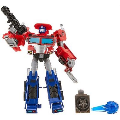 Transformers Toys Cyberverse Deluxe Class Optimus Prime Action Figure