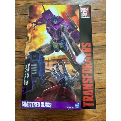 Transformers Shattered Glass Action Figure Optimus Prime NM