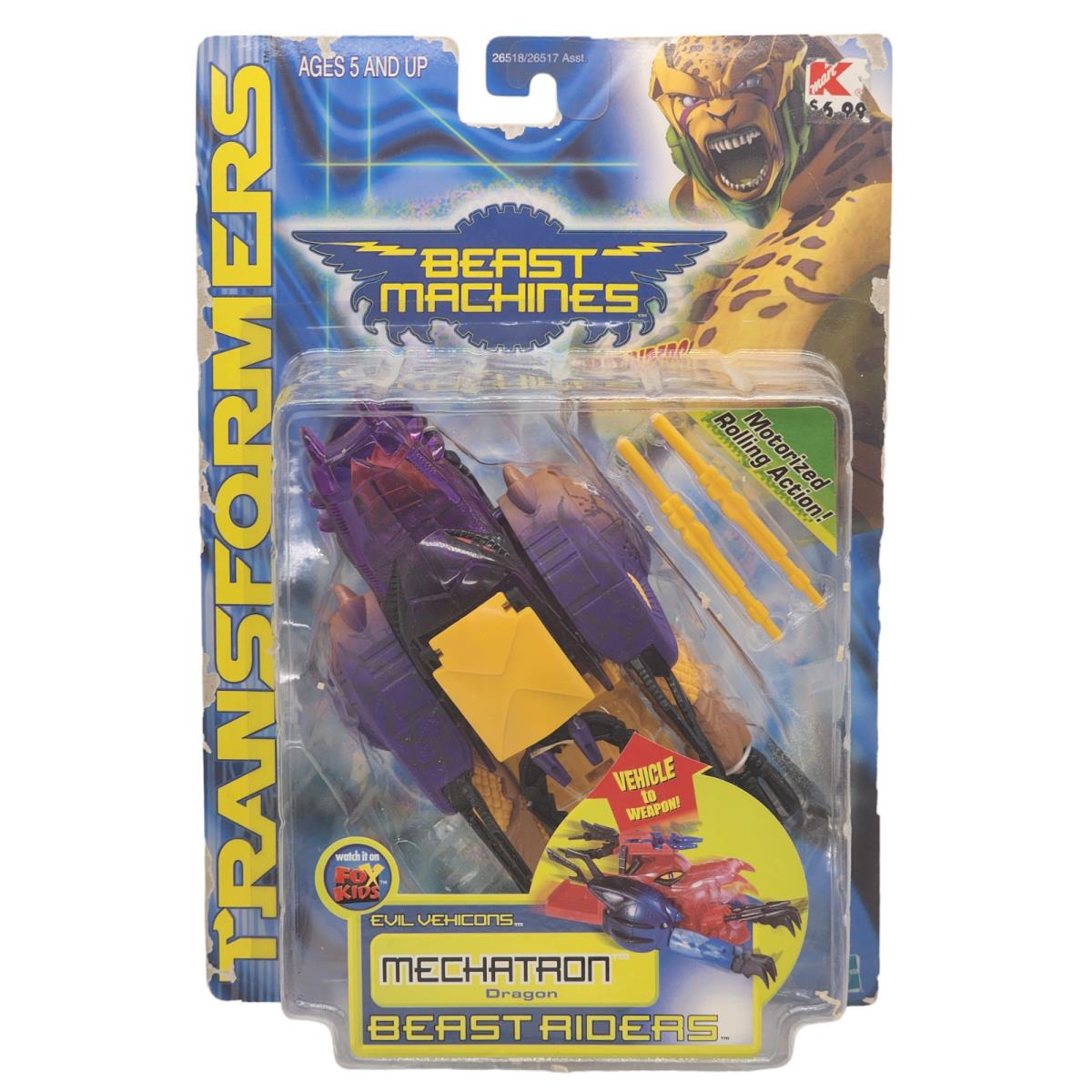 Transformers Mechatron Beast Machines Riders Hasbro 2000 Dragon