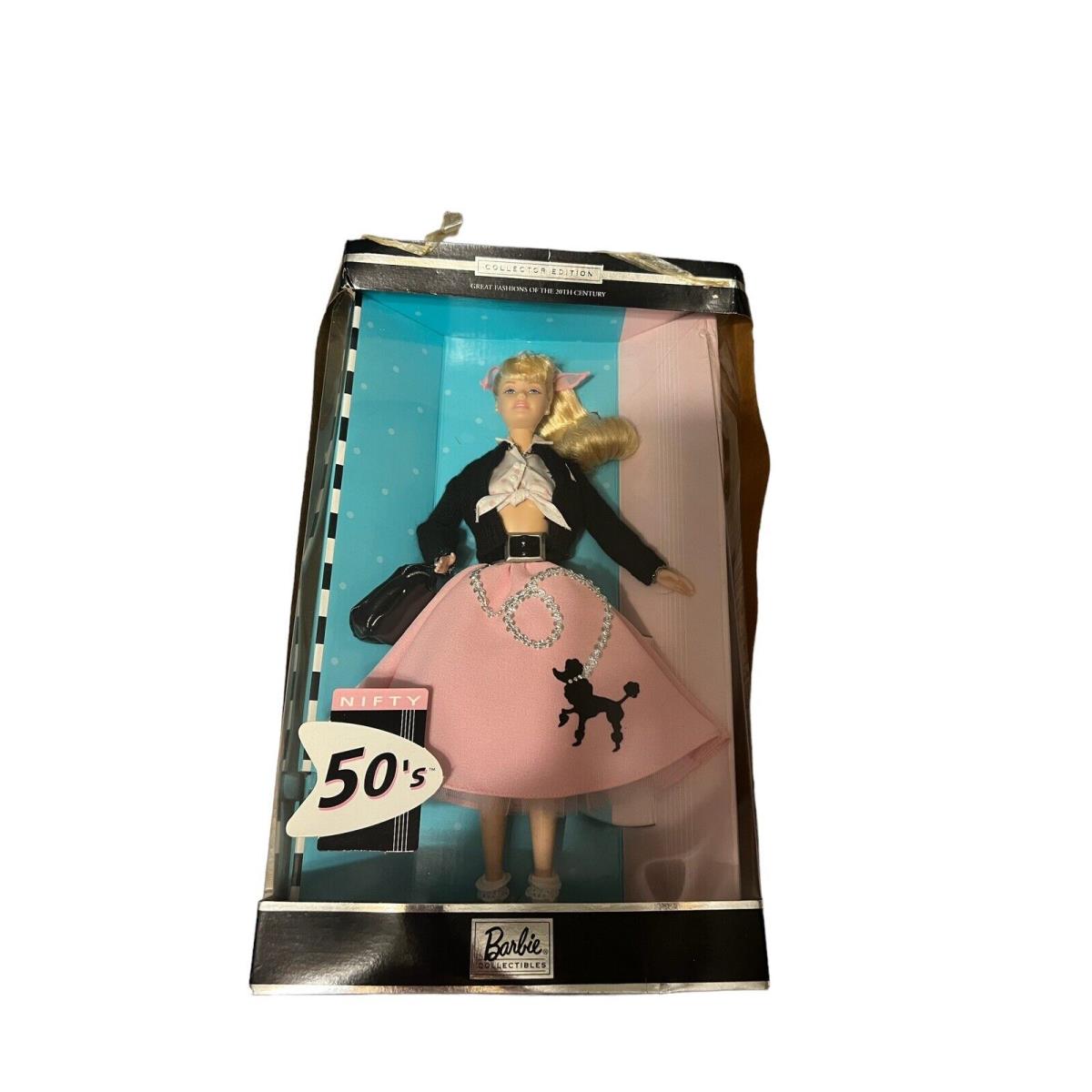 Nifty 50`s Barbie Collector Great Fashions of The 20th Century Pink Poodleskirt