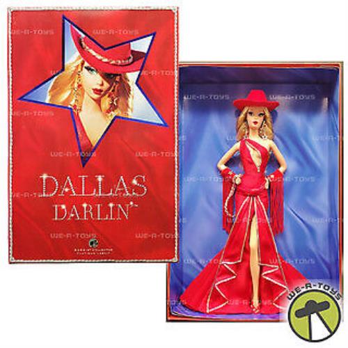 Barbie Dallas Darlin` Blonde Doll Platinum Label 2007 Mattel L8811 Nrfb