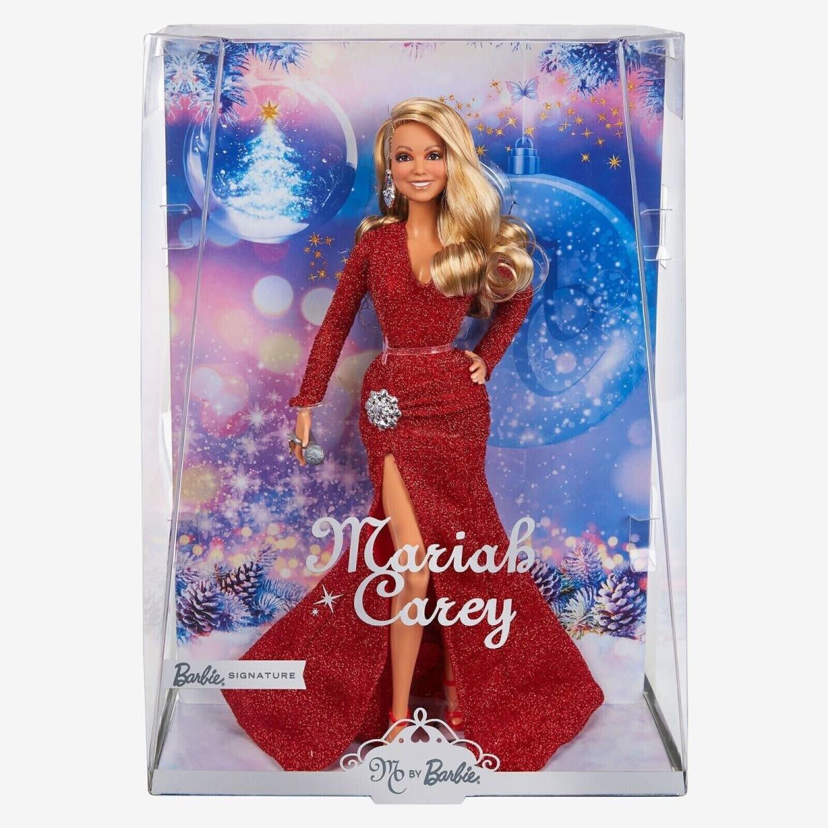 Mariah Carey Barbie Holiday Signature Christmas Doll Red Dress - Ships Same Day