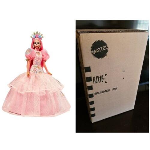 2023 D a De Muertos Barbie x Pink Magnolia Doll IN Shipper