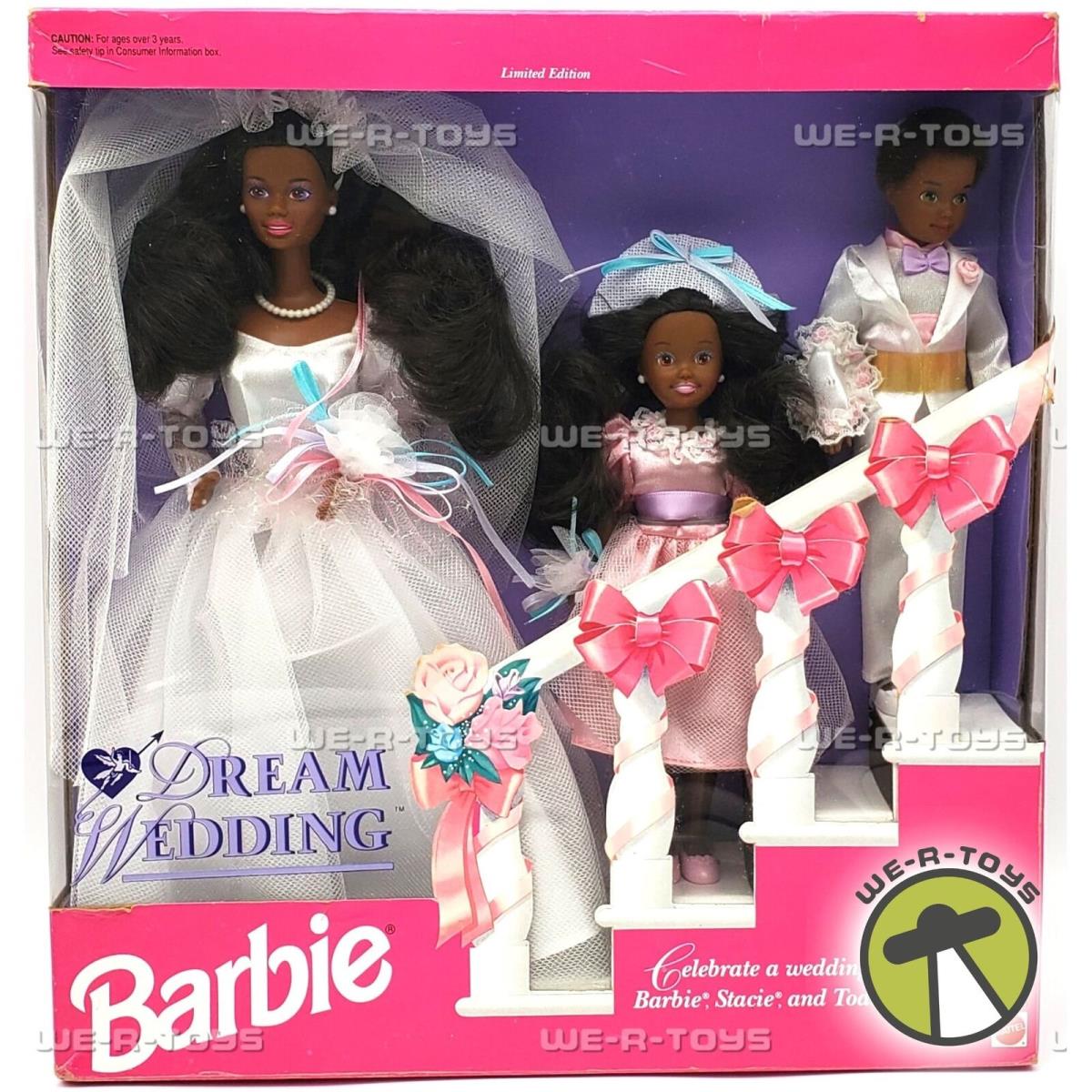 Barbie Stacie and Todd Dream Wedding Gift Set Limited Edition 1993 Mattel Nrfb