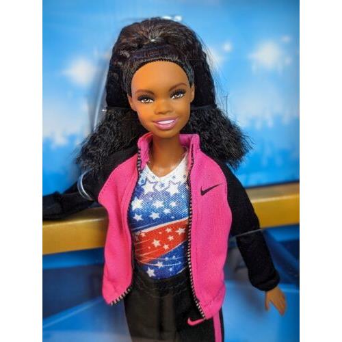 Barbie Pink Label Made TO Move Gabby Douglas Doll Olympic Gymnast Nike