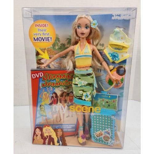 My Scene Barbie Doll Jammin` In Jamaica Dvd Mattel 2003