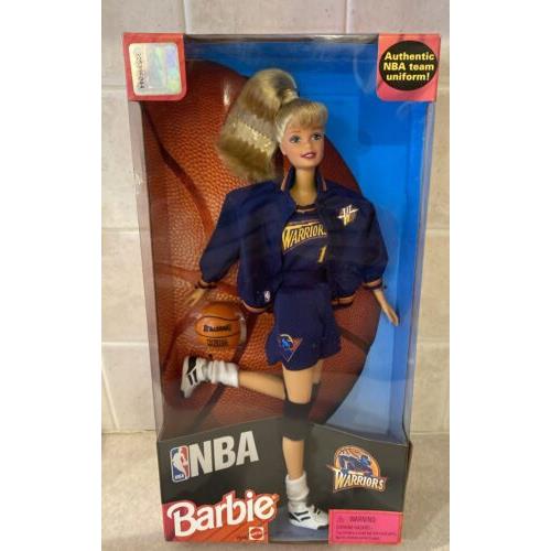 Wnba 1998 Nba Barbie Doll Golden State Warriors 20742 - - Rare - Look