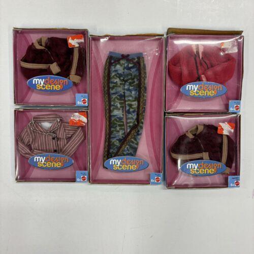 Barbie My Design Scene Fashion Outfits-lot of 5