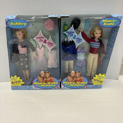 `99 Mattel Mary Kate Ashley Dolls Barbie Vintage Dancing Teen Pajama Party