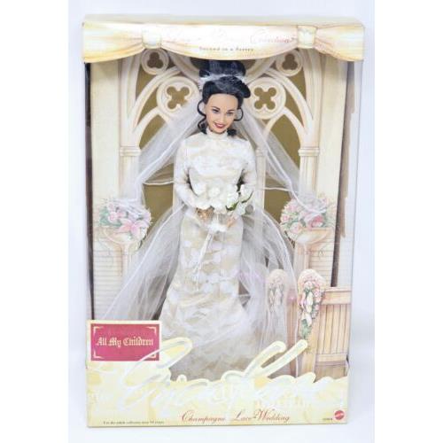 Erica Kane Champagne Lace Wedding Doll Collector 23004 All My Children Soap