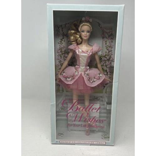 2013 Ballet Wishes Barbie Collector Pink Label Mattel BDH12