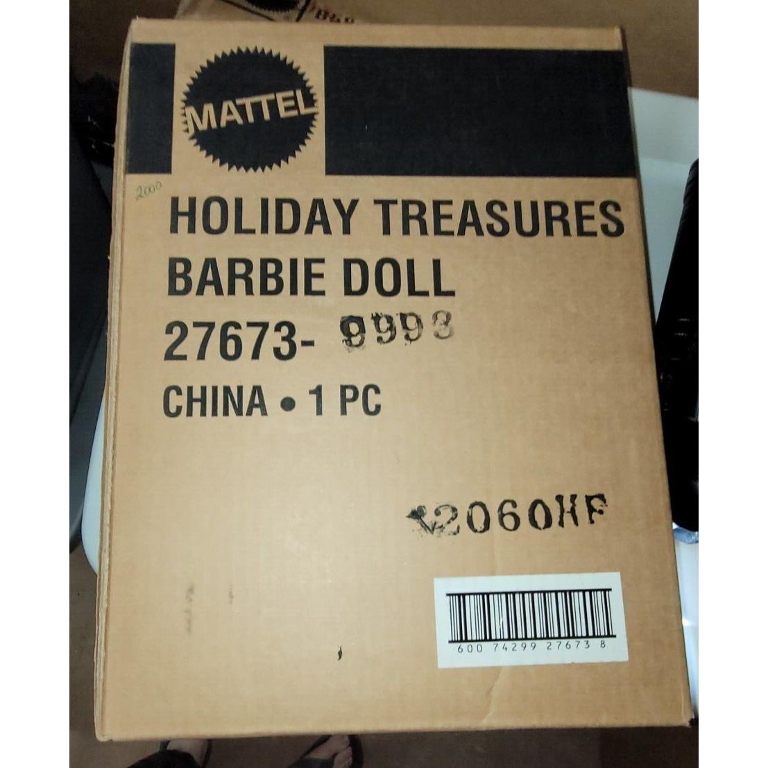 2000 Barbie Holiday Treasures - 27873 IN Shipper Club Exclusive