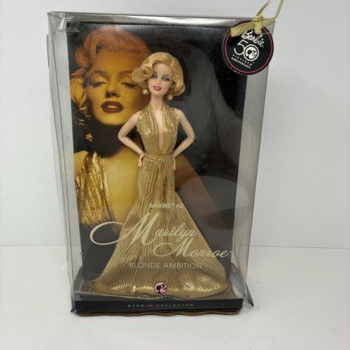 Barbie Marilyn Monroe Blonde Ambition 50th Anniversary Pink Label