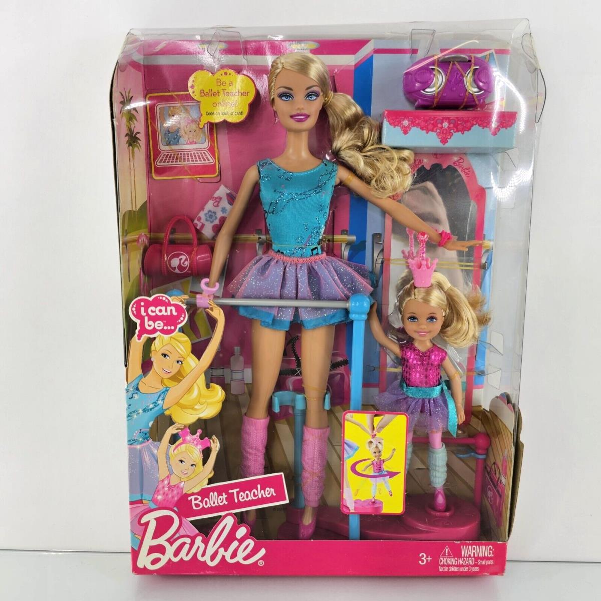 Barbie I Can Be Ballet Teacher Doll Kelly T7176 Articulated Feet Dance 2010