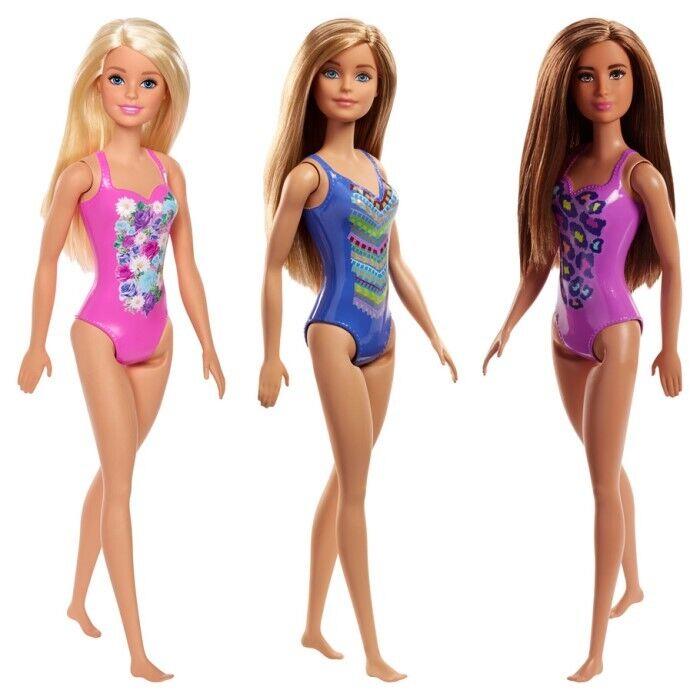Mattel Barbie: Beach Doll Assortment Pack of 4