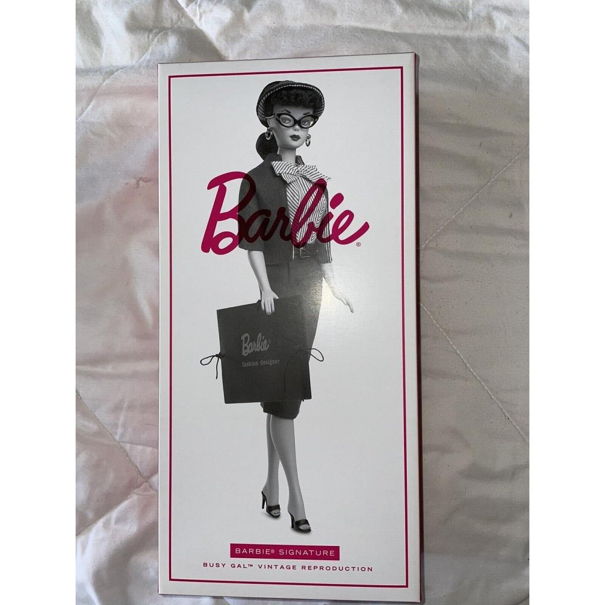 Barbie Signature Busy Gal Vintage Reproduction From 2018. Nrfb