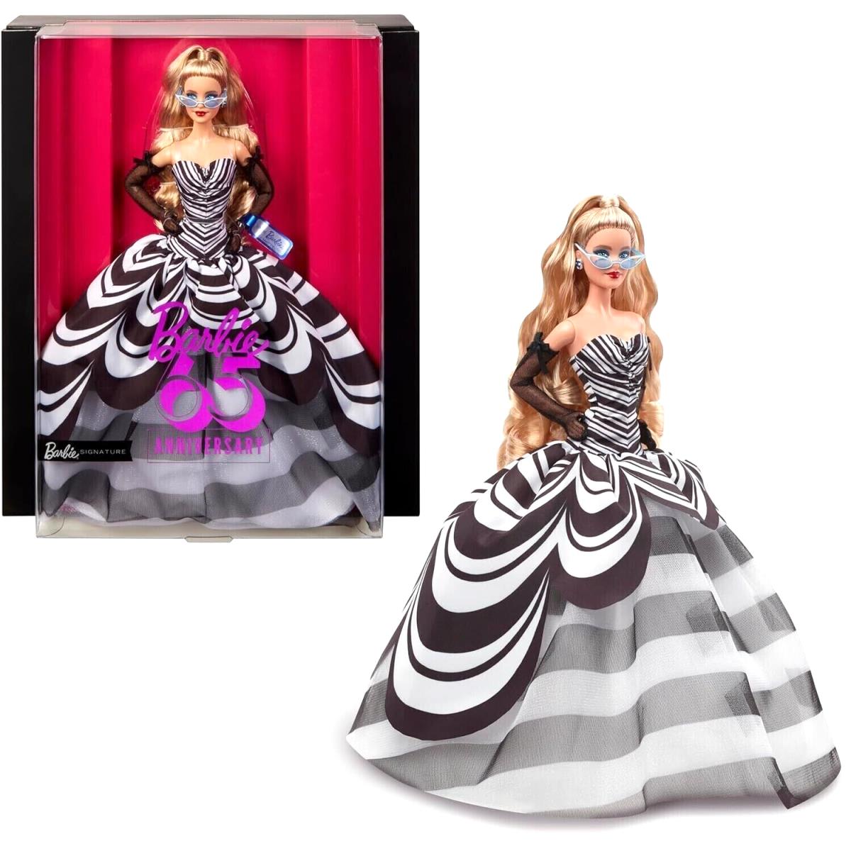 2024 Barbie Signature 65th Anniversary Sapphire Blond Fashion Doll
