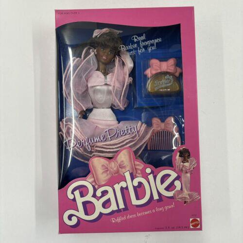 Perfume Pretty African American Barbie Doll 1987 Mattel 4552