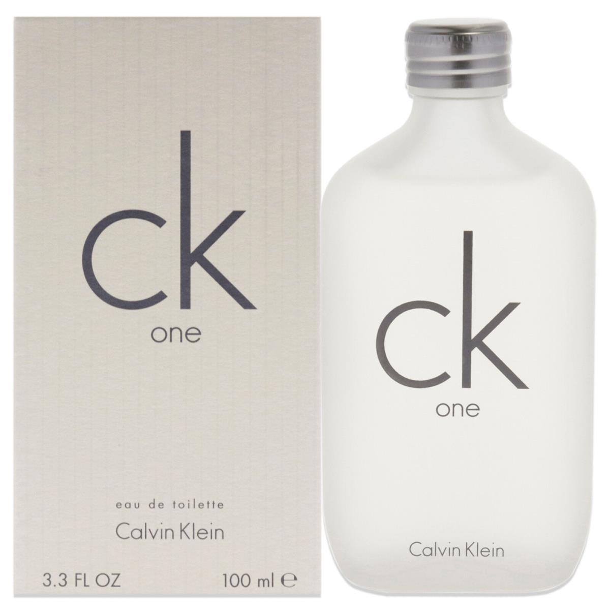 3 Pack CK One by Calvin Klein For Unisex - 3.3 oz Edt Spray