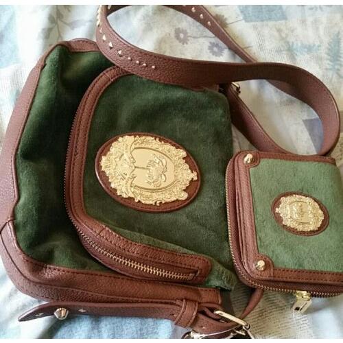 Juicy Couture Green Suede Handbags