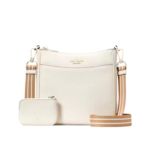 New Kate Spade Rosie Swing Pack Crossbody Parchment Multi with Dust Bag